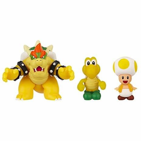 Mario Figures Micro 3 Personaggi Serie 1 (Bowser,Koopa,Toad) - 3
