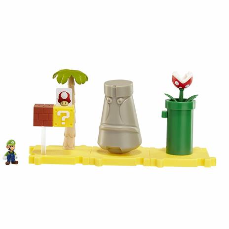 Nintendo Micro Land Serie 1 Deserto Torta + Luigi - 4