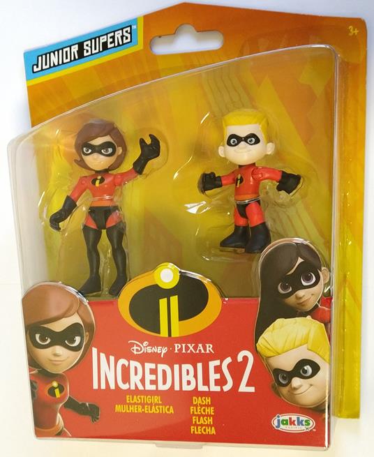 Incredibili 2 Junior Supers 2-pack Action Figures Elastigirl & Dash