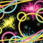 16 Tovaglioli Carta Neon Fluo , Festa Compleanno PS 00080