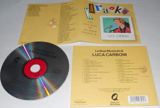 Le basi musicali di Luca Carboni - CD Audio di Luca Carboni