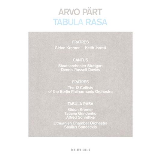 Tabula Rasa (Nuova Edizione) - Vinile LP di Arvo Pärt