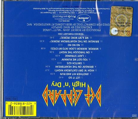 High 'n' Dry - CD Audio di Def Leppard - 2