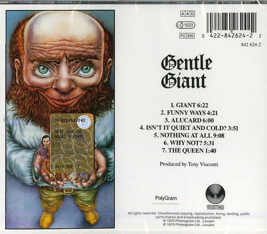 Gentle Giant - CD Audio di Gentle Giant - 2