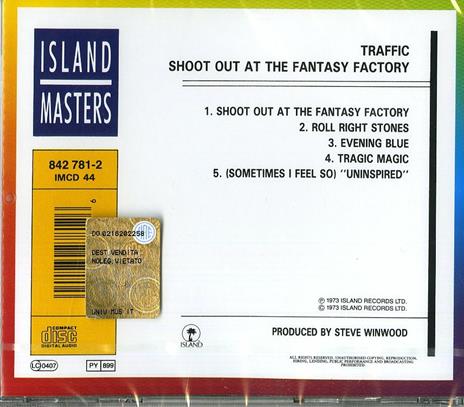 Shoot out at the Fantasy - CD Audio di Traffic - 2