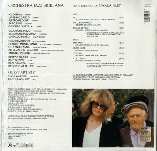 Plays the Music of Carla Bley - Vinile LP di Orchestra Jazz Siciliana - 2