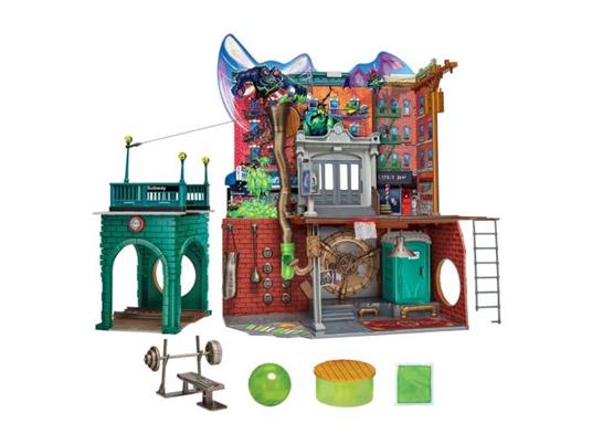 Tartarughe Ninja: Mutant Mayhem Playset Headquarter Boti
