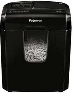 Cartoleria Fellowes Powershred 6C distruggi documenti Triturazione incrociata 22 cm Nero Fellowes
