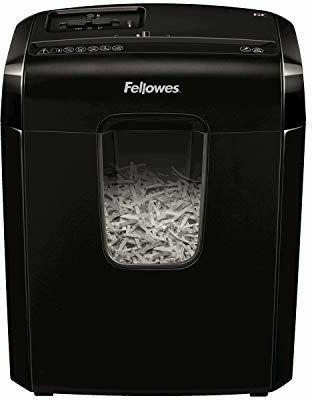 Fellowes Powershred 6C distruggi documenti Triturazione incrociata 22 cm Nero