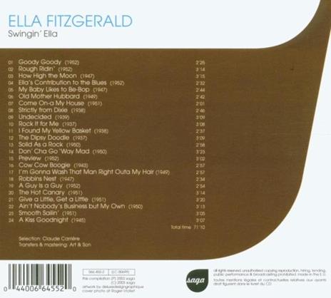 Swingin' Ella - CD Audio di Ella Fitzgerald - 2