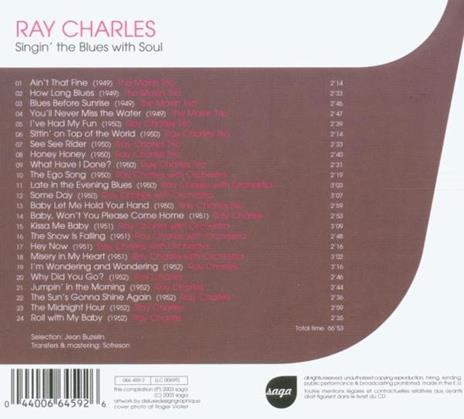 Singin' the Blues with Soul - CD Audio di Ray Charles - 2