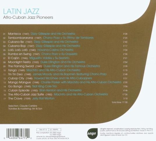 Latin Jazz-Afro Cuban Jazz - CD Audio - 2
