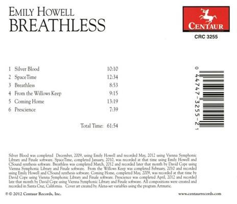 Breathless - CD Audio di Emily Howell - 2