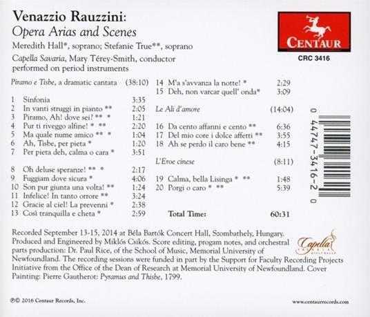 Opera Arias And Scenes - CD Audio di V. Rauzzini - 2
