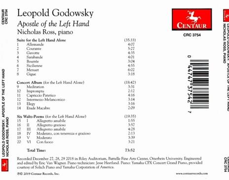 Apostle Of The Left Hand - CD Audio di Nicholas Ross - 2