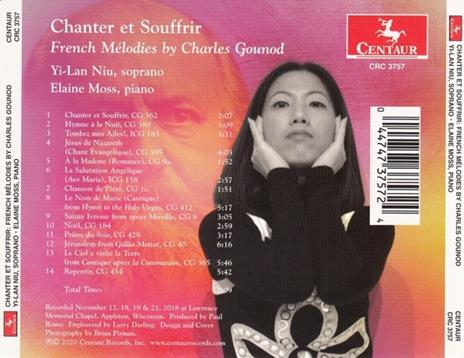 Chanter Et Souffrir - CD Audio di Yi-Lan Niu - 3