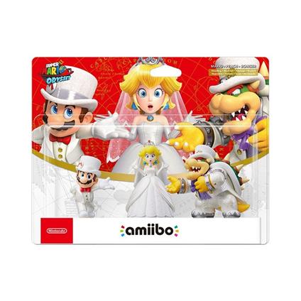 Amiibo Super Mario Odyssey Pack 3 in 1 Mario/Peach/Bowser