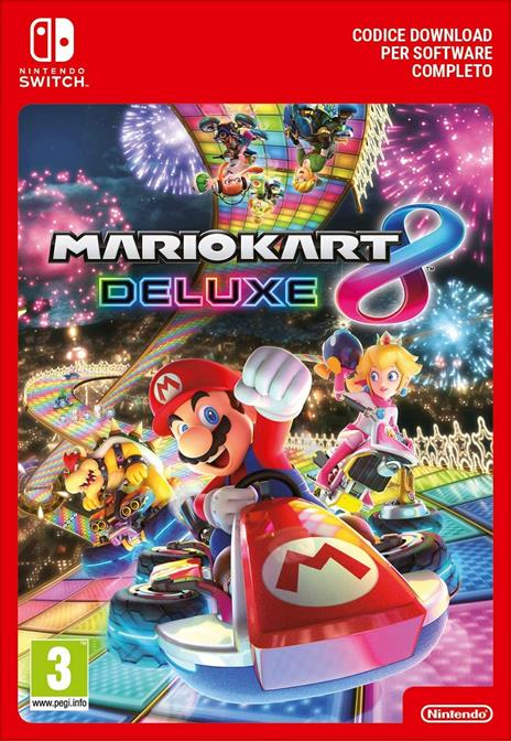 Console Nintendo Switch + Gioco Mario Kart 8 Deluxe + 3 mesi abbonamento Nintendo Switch Online - 2
