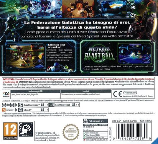 Metroid Prime: Federation Force - 3DS - 3