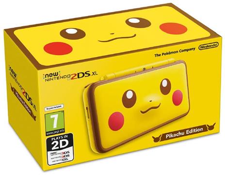 Nintendo 2DS XL Pikachu Edition console da gioco portatile Marrone, Rosso, Giallo 12,4 cm (4.88") Touch screen Wi-Fi