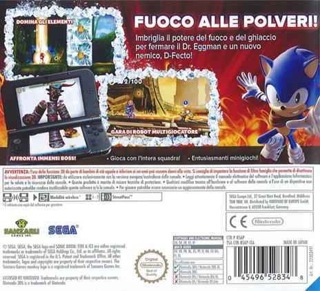 Sonic Boom: Fuoco e Ghiaccio - 3DS - 3