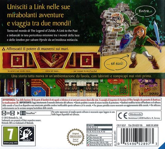 The Legend of Zelda: A Link Between Worlds - Nintendo Selects - 3DS - 3