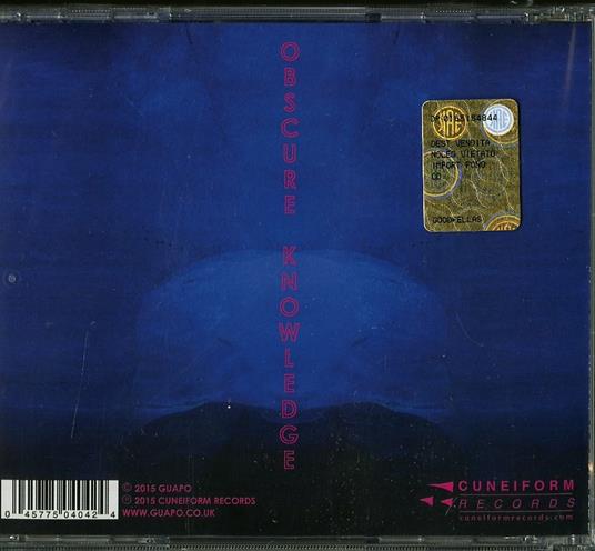 Obscure Knowledge - CD Audio di Guapo - 2