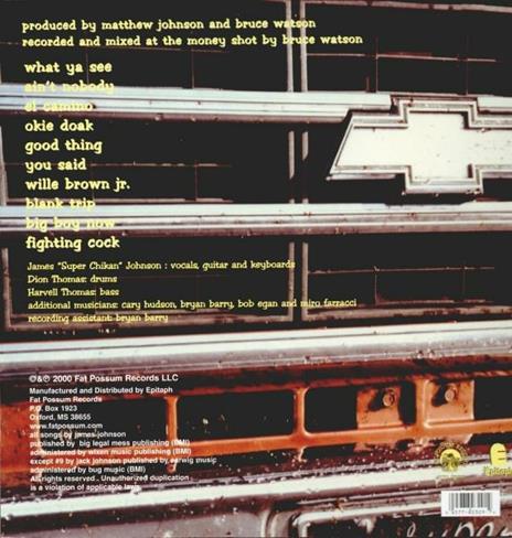 What You See - Vinile LP di James Super Chikan - 2