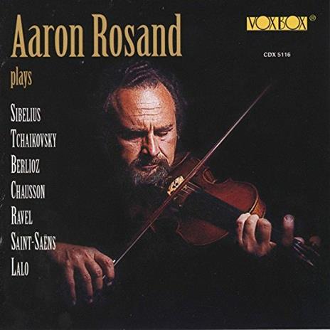 Aaron Rosand: Plays Sibelius, Saint-Saens, Lalo.. - CD Audio