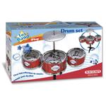 Batteria 3 Tamburi su Supporto da Terra Piatto Metallico 2 Bacchette. Bontempi (51 3342)