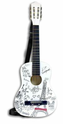 Chitarra Classica In Legno 85 Cm A 6 Corde. - 2