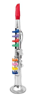 Toy Band Play. Clarino Cromato Grande a 8 Chiavi/Note Colorate. Bontempi (32 4431)