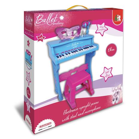 Piano Verticale con Microfono e Sgabello - 10 3777 - 2