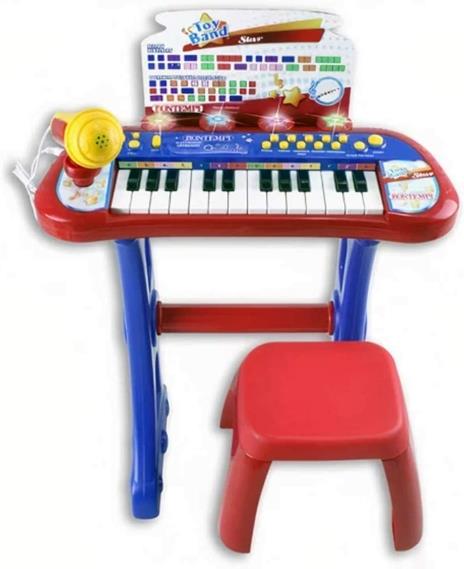 Bontempi Electronic Keyboard with stool and microphone - 2