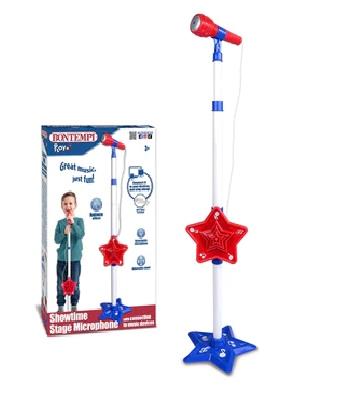 Showtime stage microphone,Microfono con asta allungabile per bambini,Bontempi,Eta 3+