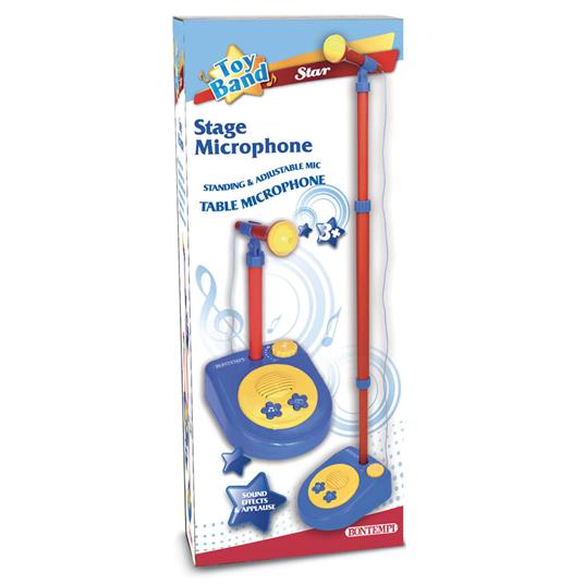 Toy Band Star. Microfono da Palcoscenico con Asta Regolabile. Bontempi (40 1220) - 6