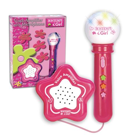 I Girl. Microfono Karaoke con Amplificatore Ed Effetti Luminosi. Bontempi (42 4171) - 4