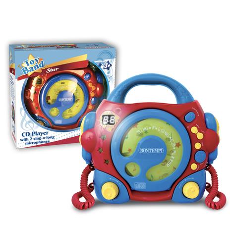Lettore Cd Da Tavolo Con 2 Microfoni - 4