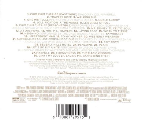 Saving Mr. Banks - CD Audio - 2