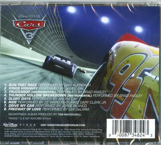 Cars 3. Songs (Colonna sonora) - CD Audio - 2