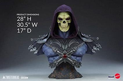 Tweeterhead Skeletor Legends Busto a grandezza naturale, Multicolore