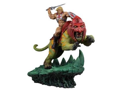 Masters Of The Universe Statua He-man E Battle Cat Classic Deluxe 59 Cm Tweeterhead