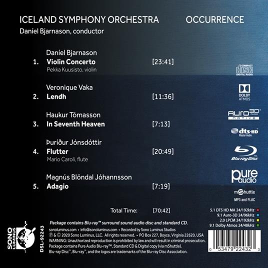Occurrence - CD Audio di Daniel Bjarnason - 2