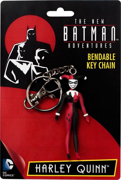 Dc Comics Keychain Portachiavi Harley Quinn Bendable Mini Figure
