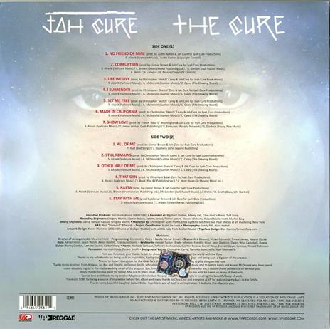 The Cure - Vinile LP di Jah Cure - 2