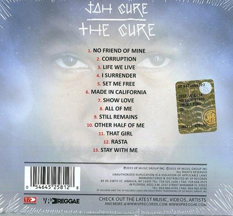 The Cure - CD Audio di Jah Cure - 2