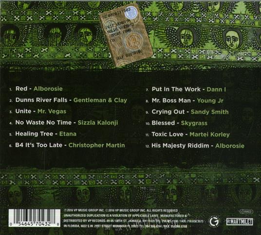His Majesty Riddim - CD Audio di Alborosie - 2