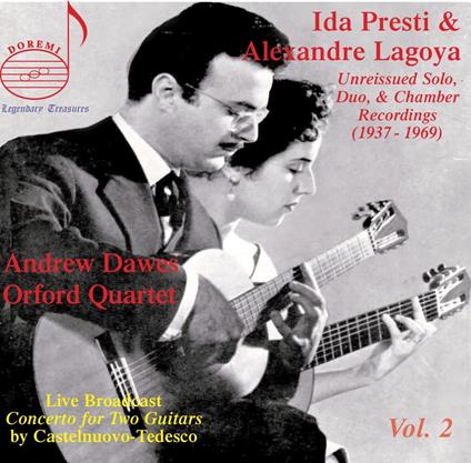 Ida Presti / Alexandre Lagoya - Live Broadcast Vol.2 - CD Audio