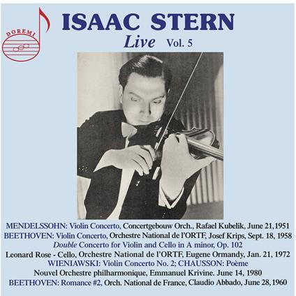 Live - CD Audio di Isaac Stern