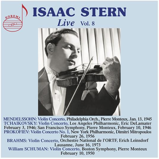 Isaac Stern: Live, Vol. 8 - CD Audio di Isaac Stern